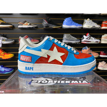 Load image into Gallery viewer, A BATHING APE BAPESTA X MARVEL COMICS CAPTAIN AMERICA SZ 8.5

