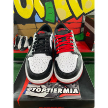Load image into Gallery viewer, air jordan 1 low og black toe 2023 sz 10

