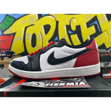 Load image into Gallery viewer, air jordan 1 low og black toe 2023 sz 10
