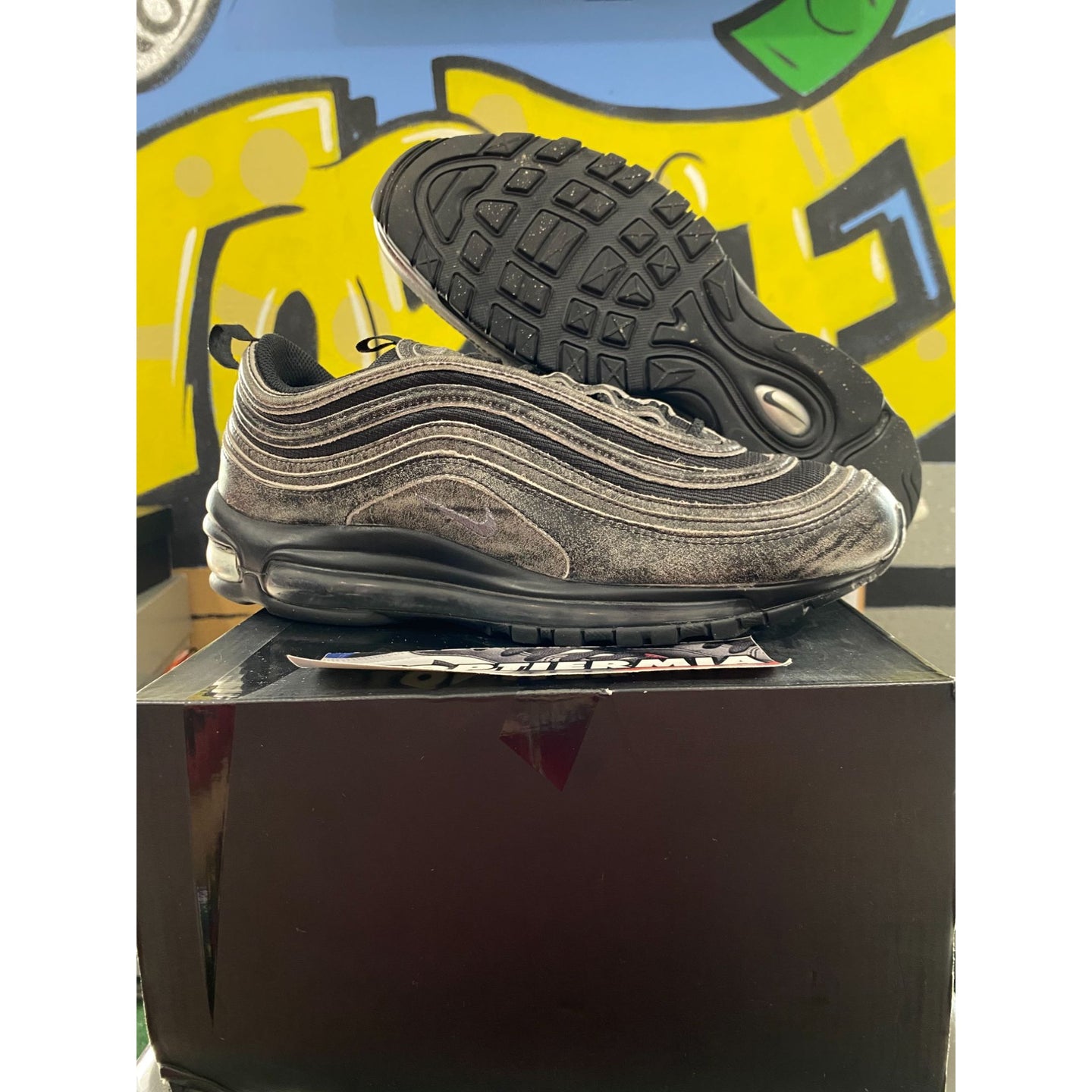 Nike Air Max 97 Comme des Garcons Homme Plus Black 2022 sz 10