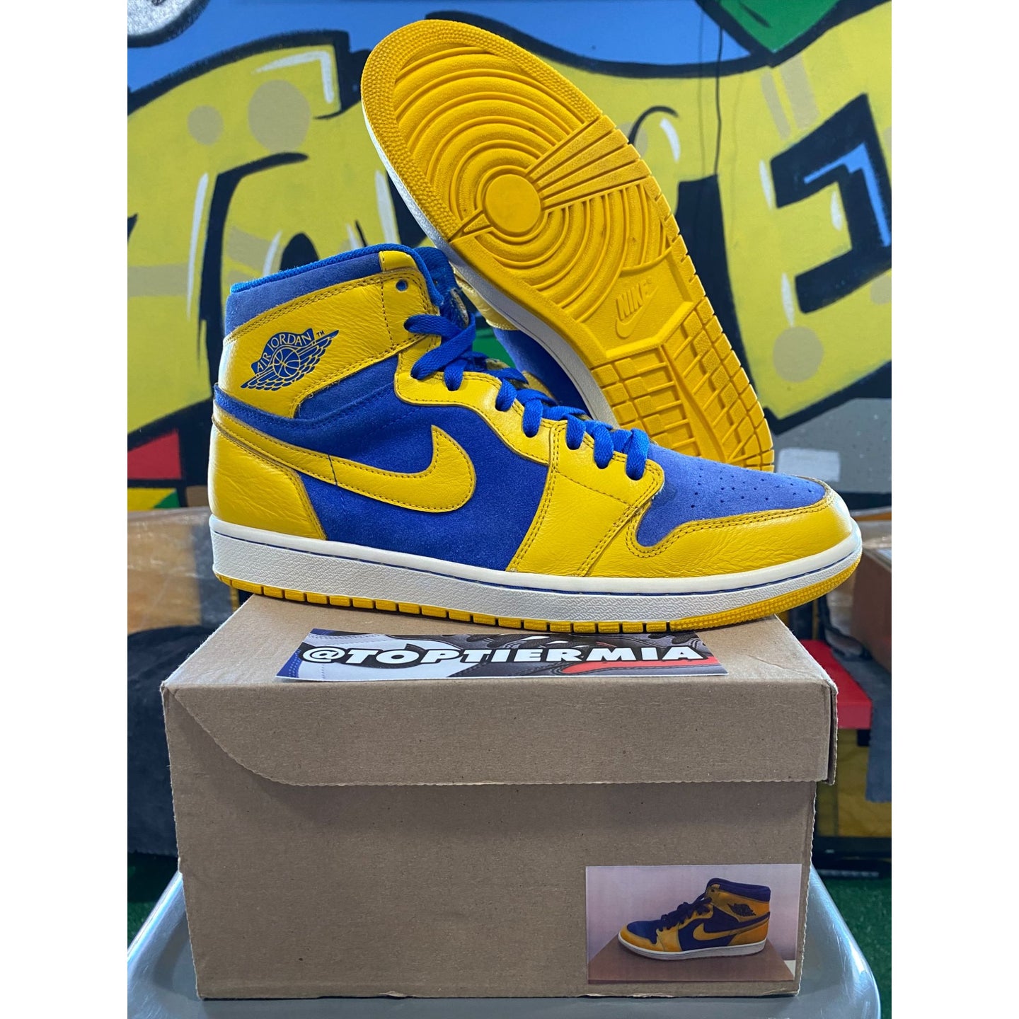air jordan 1 high og laney 2013 sz 11