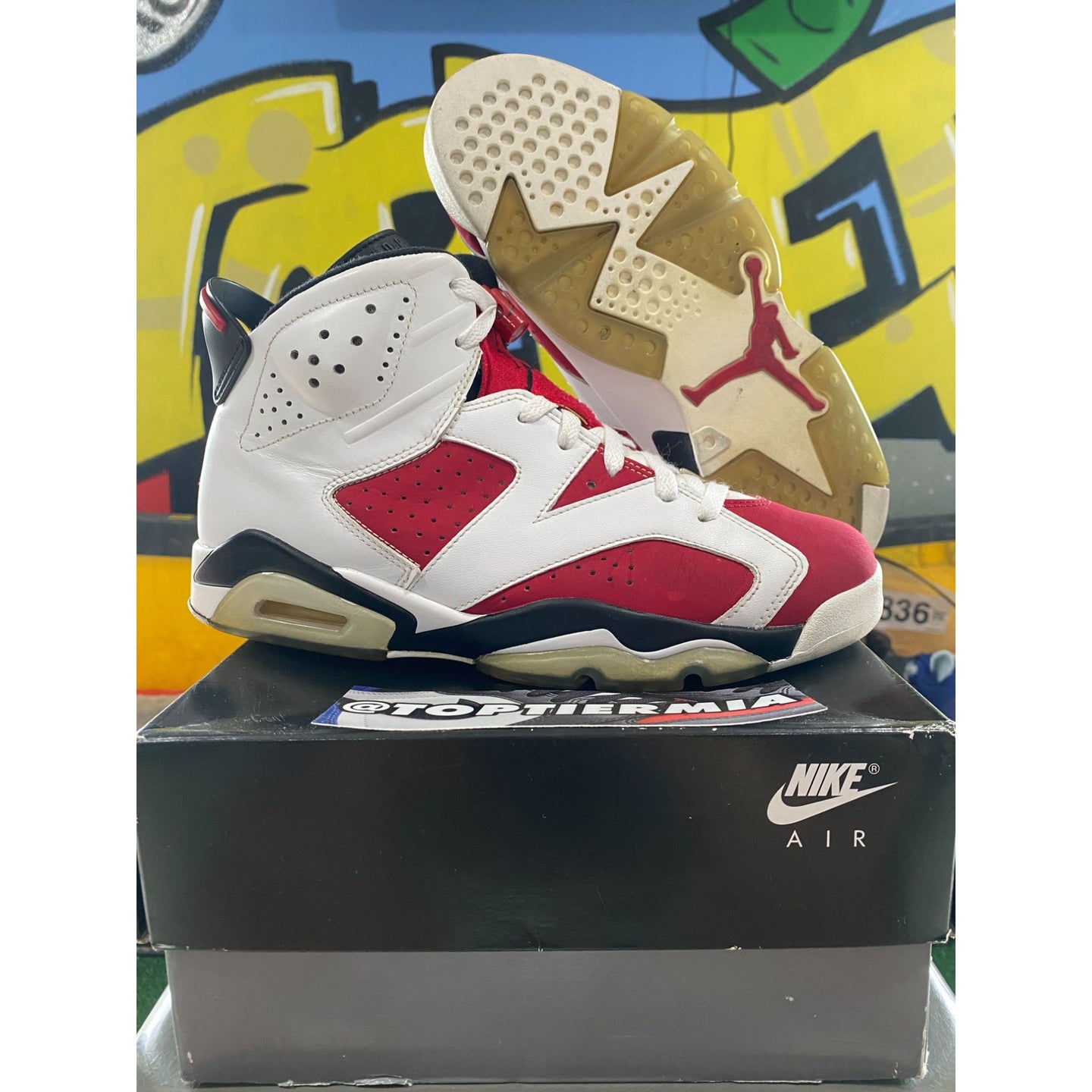 air jordan 6 carmine 2014 sz 8.5