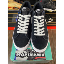 Load image into Gallery viewer, NIKE SB BLAZER LOW BLACK WHITE SZ 10 BRAND NEW

