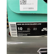 Load image into Gallery viewer, NIKE SB BLAZER LOW BLACK WHITE SZ 10 BRAND NEW
