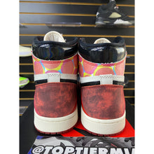 Load image into Gallery viewer, AIR JORDAN 1 HIGH OG SPIDERMAN ACROSS THE SPIDER-VERSE SZ 9

