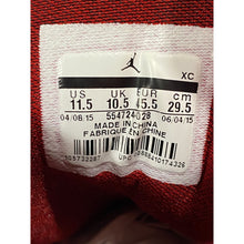 Load image into Gallery viewer, air jordan 1 mid black red white 2015 sz 11.5
