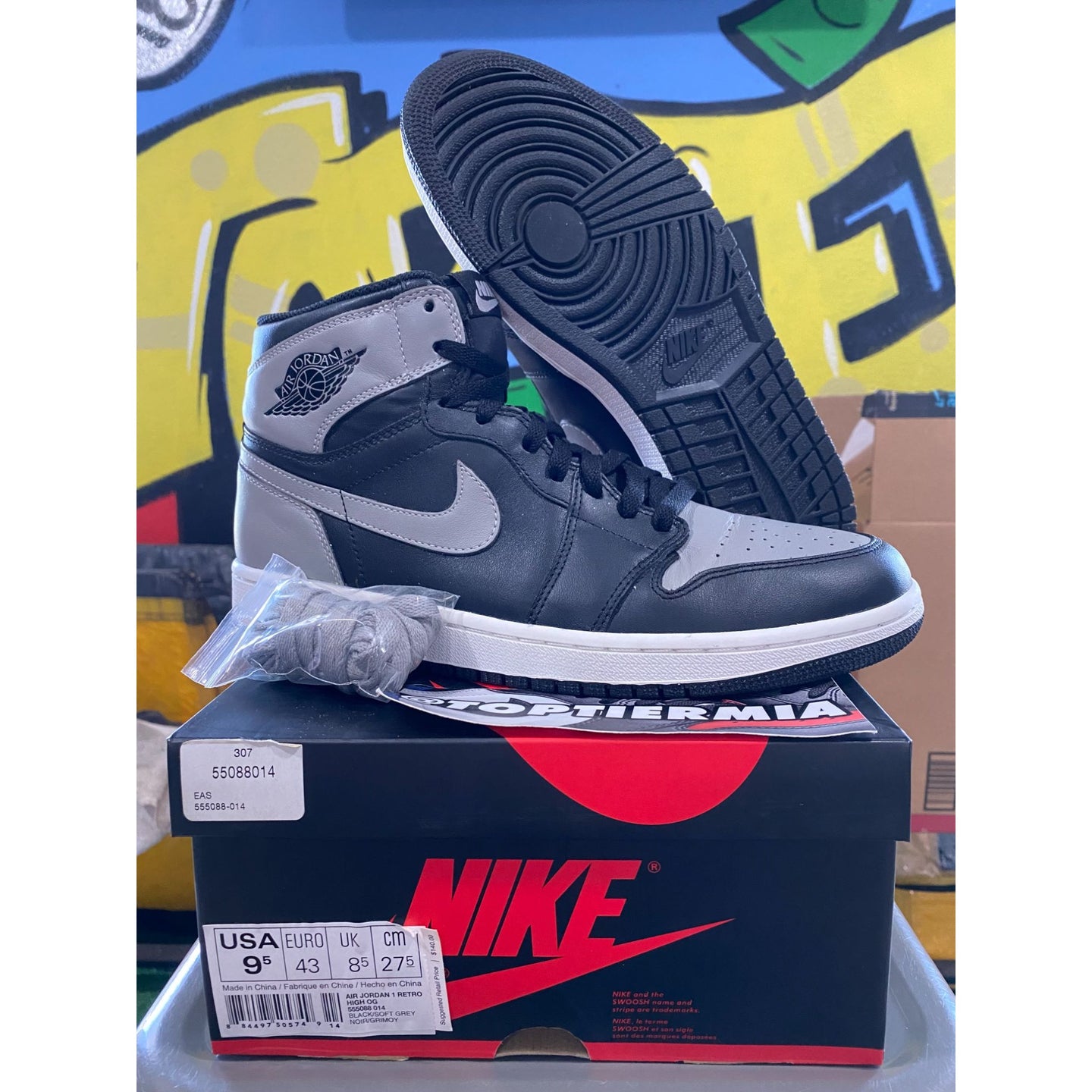 air jordan 1 shadow 2013 sz 9.5