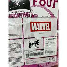 Load image into Gallery viewer, A Bathing Ape Bape Sta Marvel The Fantastic Four Galactus &amp; Silver Surfer sz 8.5 BRAND NEW
