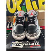 Load image into Gallery viewer, air jordan 3 black cement 2018 sz 8.5

