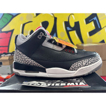 Load image into Gallery viewer, air jordan 3 black cement 2018 sz 8.5
