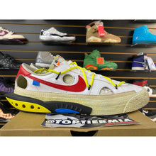 Load image into Gallery viewer, NIKE BLAZER LOW OFF-WHITE UNIVERSITY RED SZ 10.5

