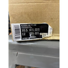 Load image into Gallery viewer, NIKE BLAZER LOW OFF-WHITE UNIVERSITY RED SZ 10.5
