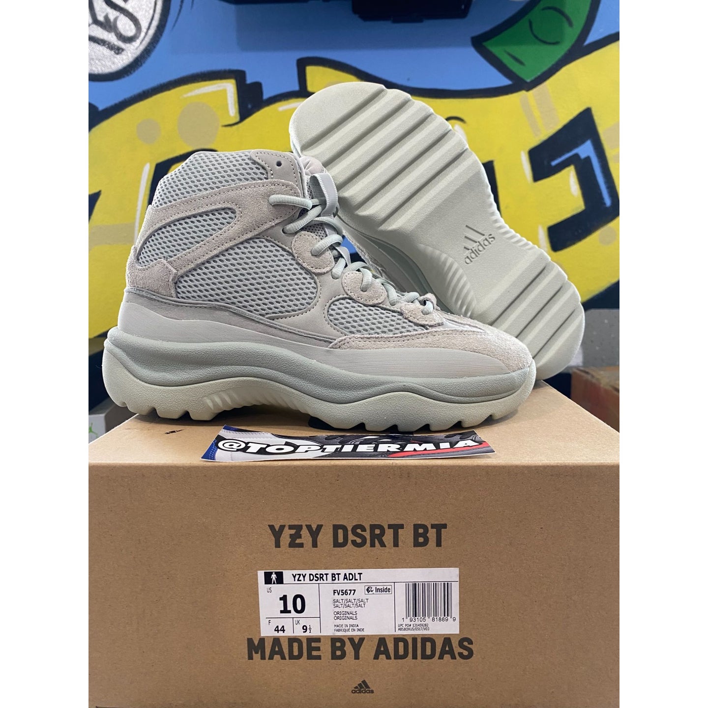 adidas yeezy desert boot salt 2024 sz 10 BRAND NEW