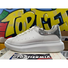Load image into Gallery viewer, alexander mcqueen oversized sneaker white silver crocodile 2020 sz 44eu/11us
