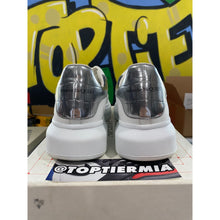 Load image into Gallery viewer, alexander mcqueen oversized sneaker white silver crocodile 2020 sz 44eu/11us
