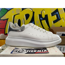 Load image into Gallery viewer, alexander mcqueen oversized sneaker white silver crocodile 2020 sz 44eu/11us
