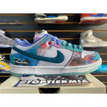 Load image into Gallery viewer, NIKE SB DUNK LOW X FUTURA BLEACHD AQUA SZ 7 BRAND NEW

