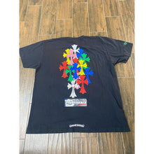 Load image into Gallery viewer, CHROME HEARTS MULTI COLOR CROSS CEMETERY TSHIRT SZ XXL
