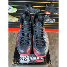 Load image into Gallery viewer, FOAMPOSITE X STRANGER THINGS BLACK BRIGHT CRIMSON SZ 13 BRAND NEW
