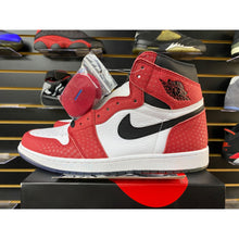 Load image into Gallery viewer, AIR JORDAN 1 HIGH OG SPIDER-MAN ORIGIN STORY 2018 SZ 11
