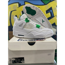 Load image into Gallery viewer, air jordan 4 green metallic 2020 sz 9.5
