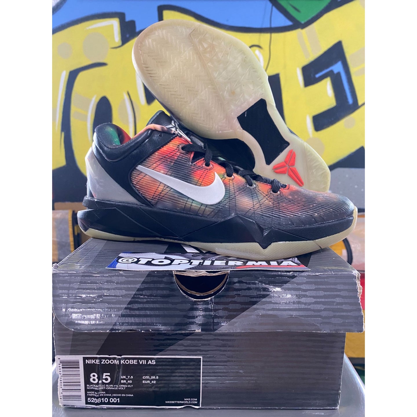 kobe 7 all star galaxy 2012 sz 8.5