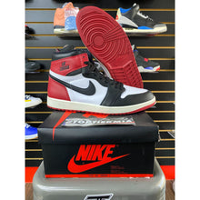 Load image into Gallery viewer, AIR JORDAN 1 BLACK TOE REIMAGINED SZ 11.5

