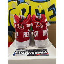 Load image into Gallery viewer, nike air force one high supreme world famous red sz 10.5 2014 BRAND NEW

