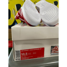 Load image into Gallery viewer, nike air force one high supreme world famous red sz 10.5 2014 BRAND NEW
