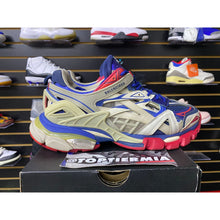 Load image into Gallery viewer, BALENCIAGA TRACK 2 BEIGE BLUE RED SZ 7UK/8US
