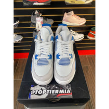 Load image into Gallery viewer, AIR JORDAN 4 MILITARY BLUE (GS) 2024 SZ 5.5Y BRAND NEW B GRADE
